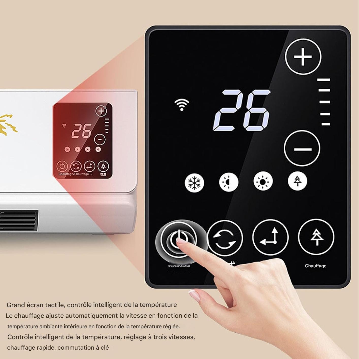 Climatiseur mural intelligent.