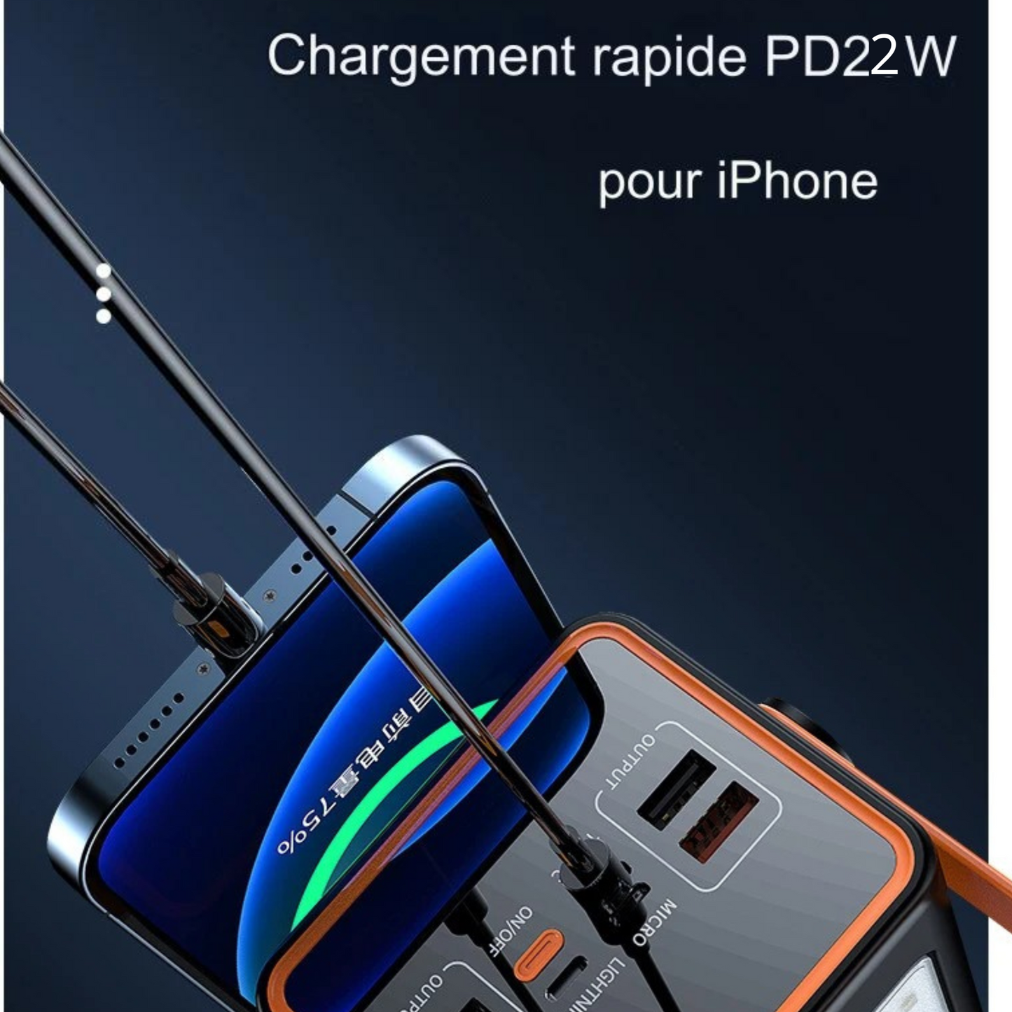 Banque d'alimentation de haute capacité