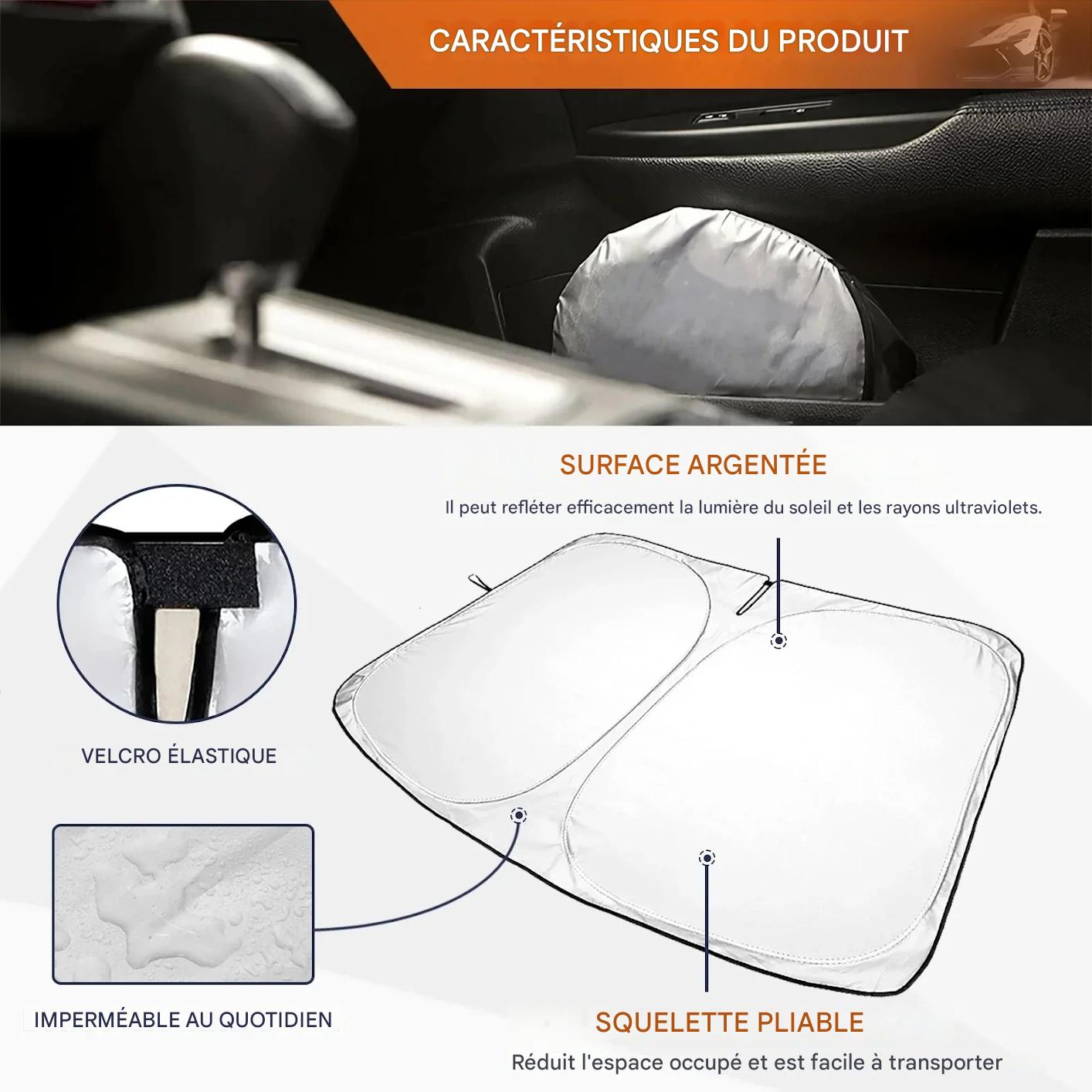 🌞 Pare-Soleil Pliable pour Pare-Brise🚗