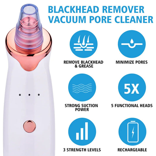 Aspirateur 5 En 1 Pour Enlever Les Points Noirs.