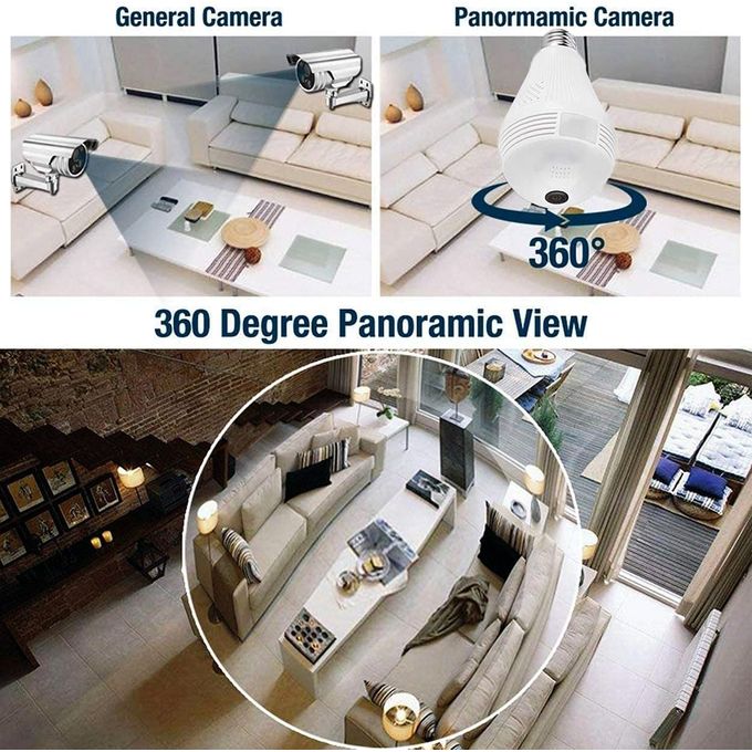💡📷Caméra Lampe Intelligente