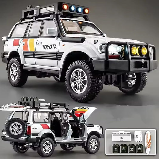 Toyota Land Cruiser 4x4 – Modèle miniature de collection Off-Road 🚙🔥