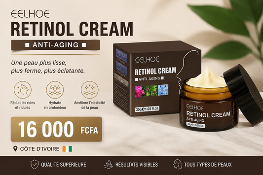 Crème Anti-Âge au Rétinol EELHOE.