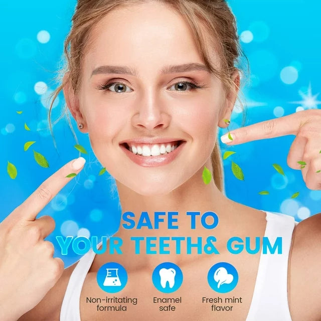 Bandes de blanchiment des dents.