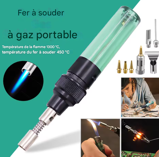Fer à souder au gaz 4 en 1.