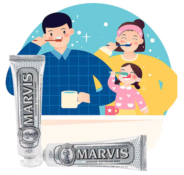 Marvis-Dentifrice blanchissant.