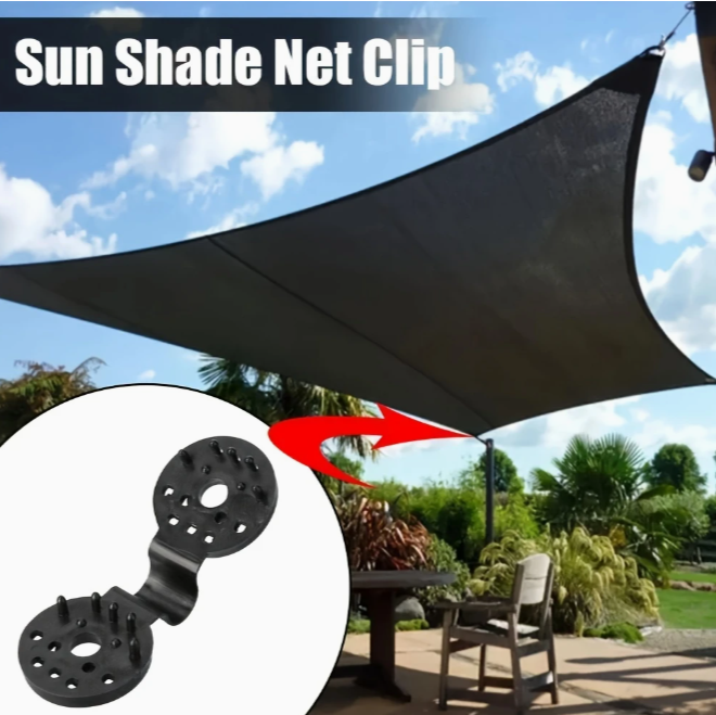 Lot de 10 clips en plastique pour bâches.