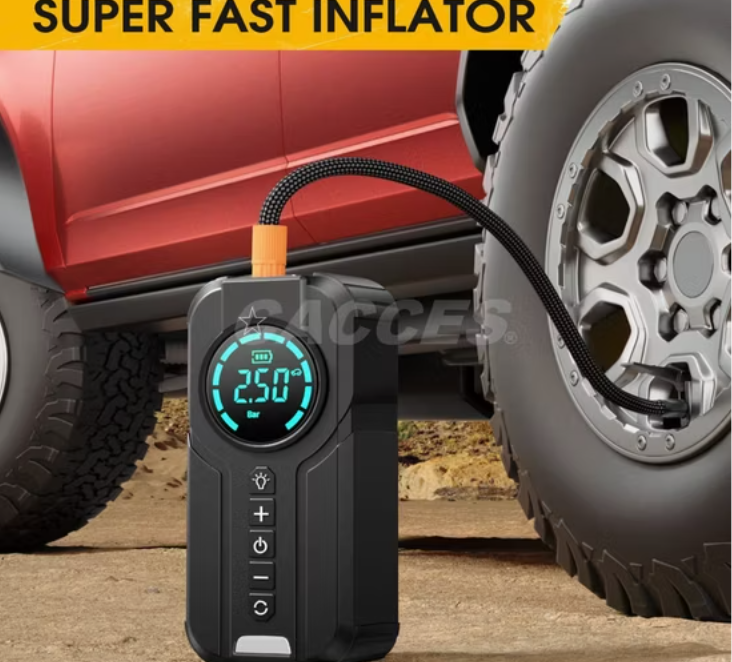 Démarreur portable Voiture 4 en 1 .