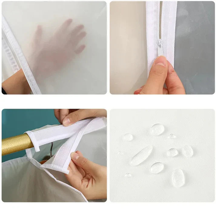 Pack de 10 housses pour vêtements.