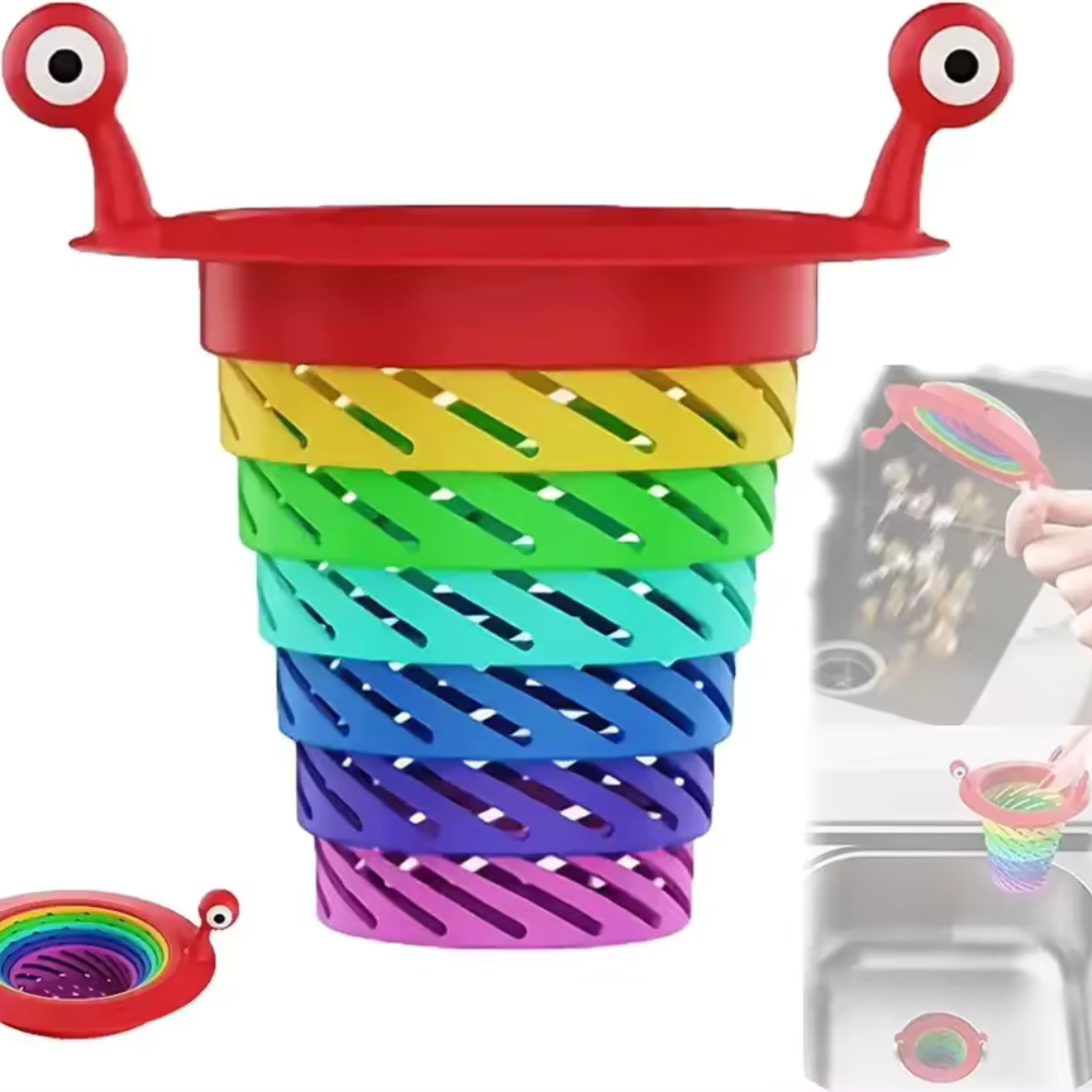 Panier passoire monstre arc-en-ciel de cuisine