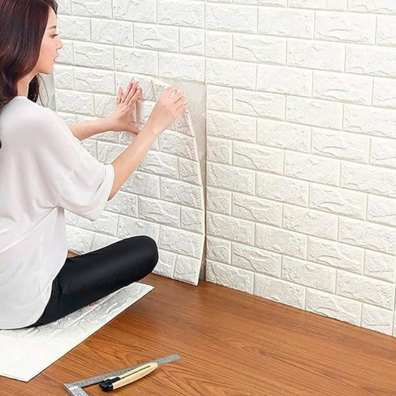 Panneaux Muraux Décoratifs 3D En Forme De Brique.