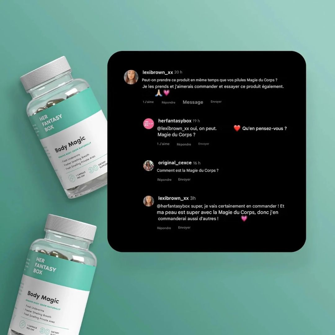 Body Magic – Gélules Détox pour Haleine Fraîche & Corps Frais.