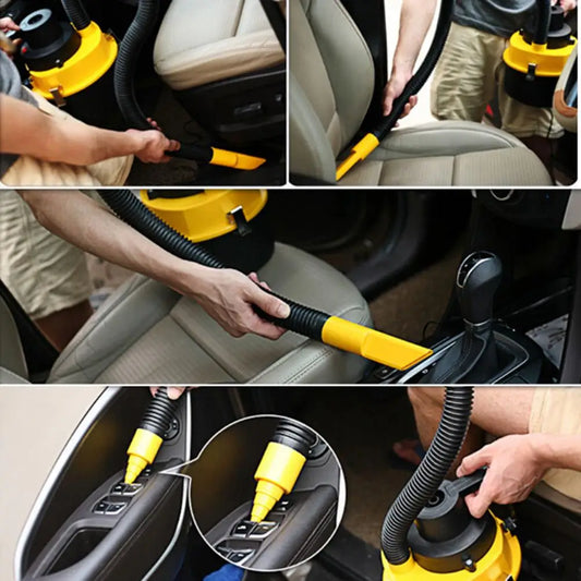 Aspirateur triple filtre pour véhicules.
