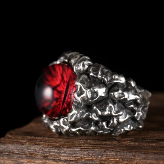 Bague Œil Magique en argent sterling.