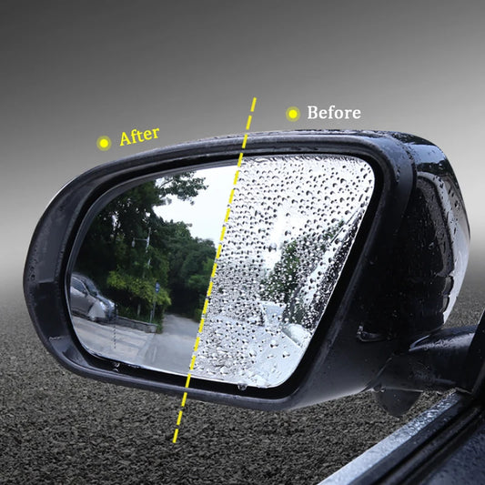 2 x film anti-pluie pour rétroviseur.