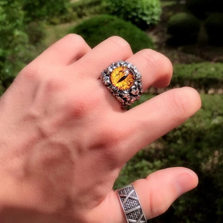 Bague Œil Magique en argent sterling.