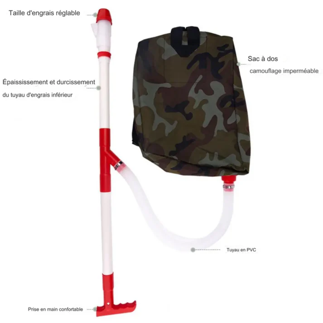 Épandeur d'engrais multifonctionnel.