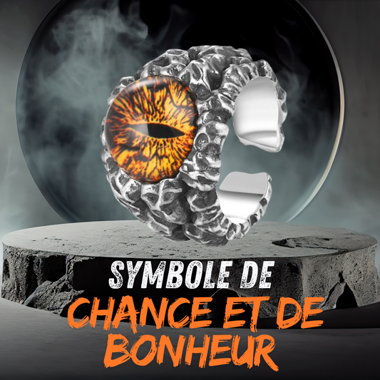 Bague Œil Magique en argent sterling.