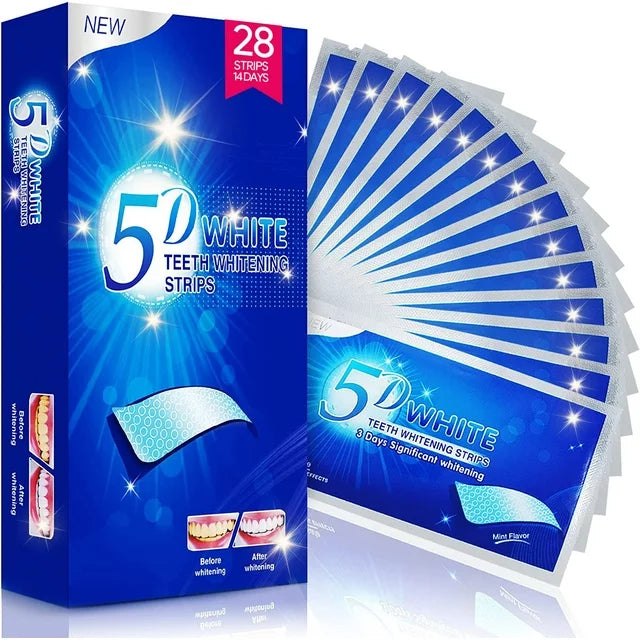 Bandes de blanchiment des dents.