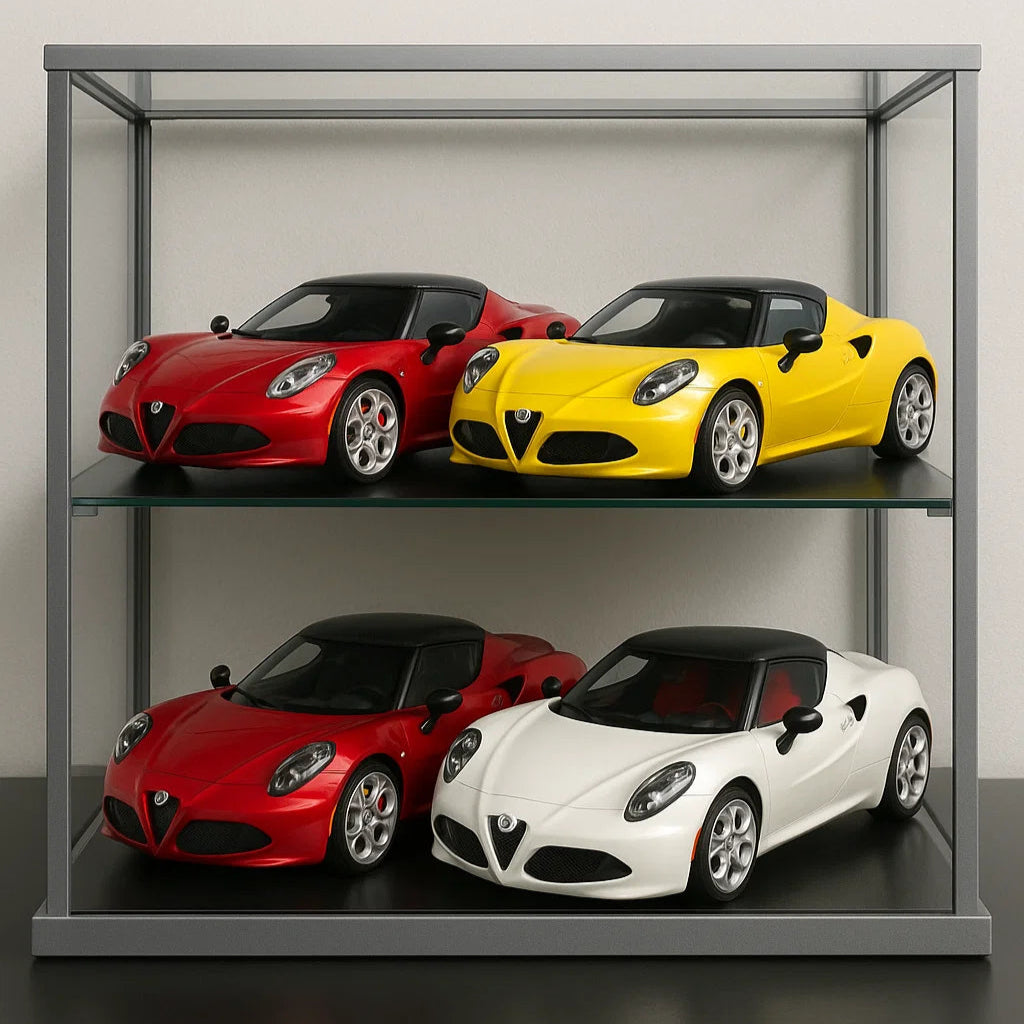 1:18 Alfa Romeo 4c Spider modèle de voiture.