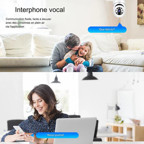 Pack Exclusif de Deux Caméras à Ampoule.