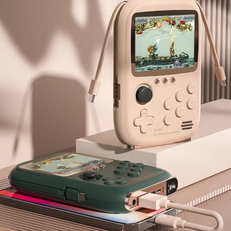 Console portable rétro pour jeux.