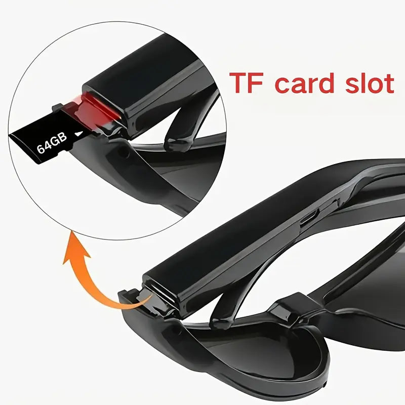 Lunettes Intelligentes Avec Caméra HD 1080p.