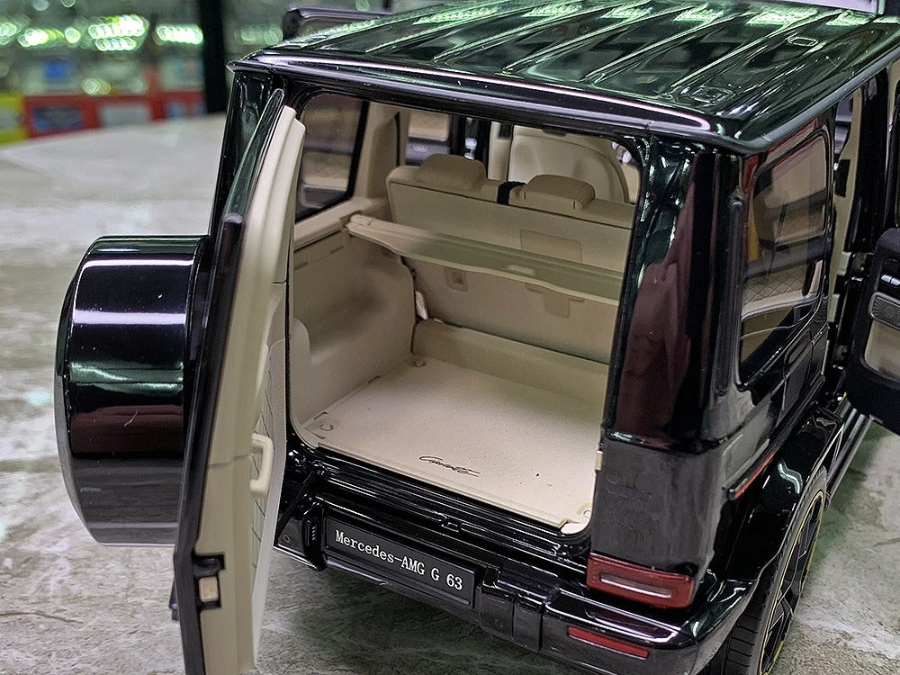 Mercedes-Benz G63 AMG – Édition Spéciale Noire & Jaune 1:18.