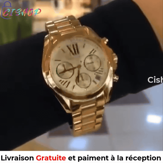 Montre chronographe pour femmes.