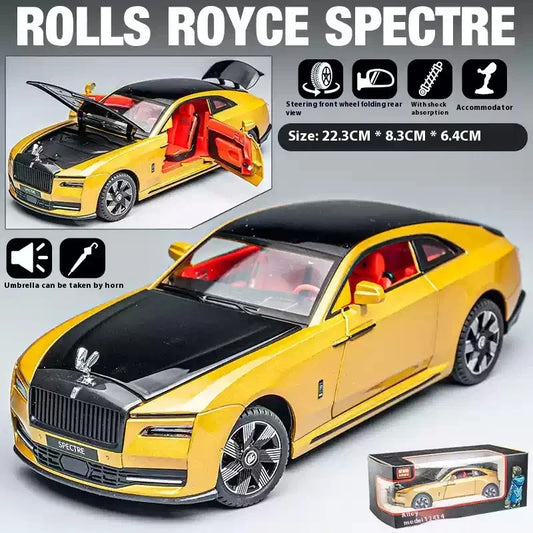 Voiture miniature Rolls-Royce Spectre 1/24 – “The Shining”