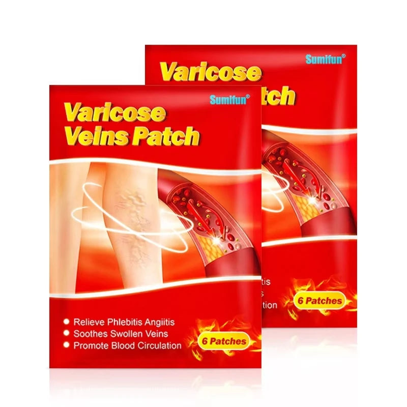 6 patchs pour éliminer les varices.