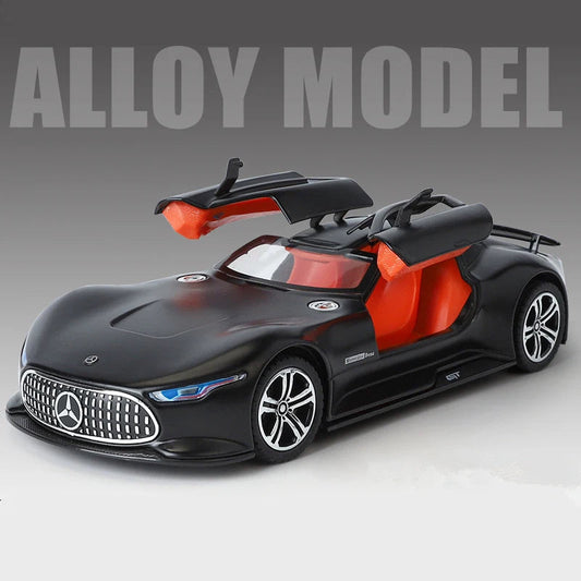 Modèle de voiture Mercedes AMG Vision GT.