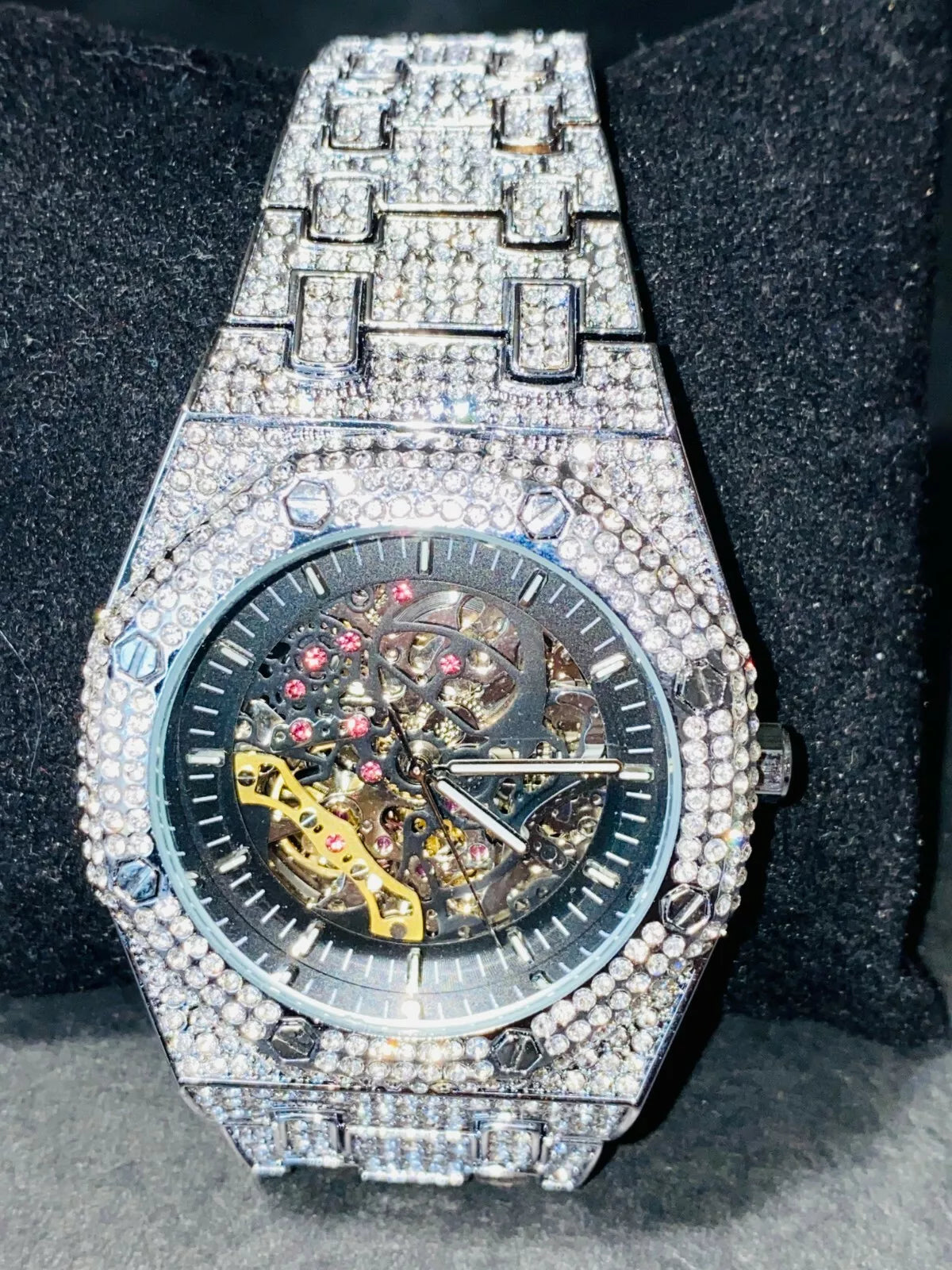 ICEDIAMOND montre mécanique automatique 💎🌟