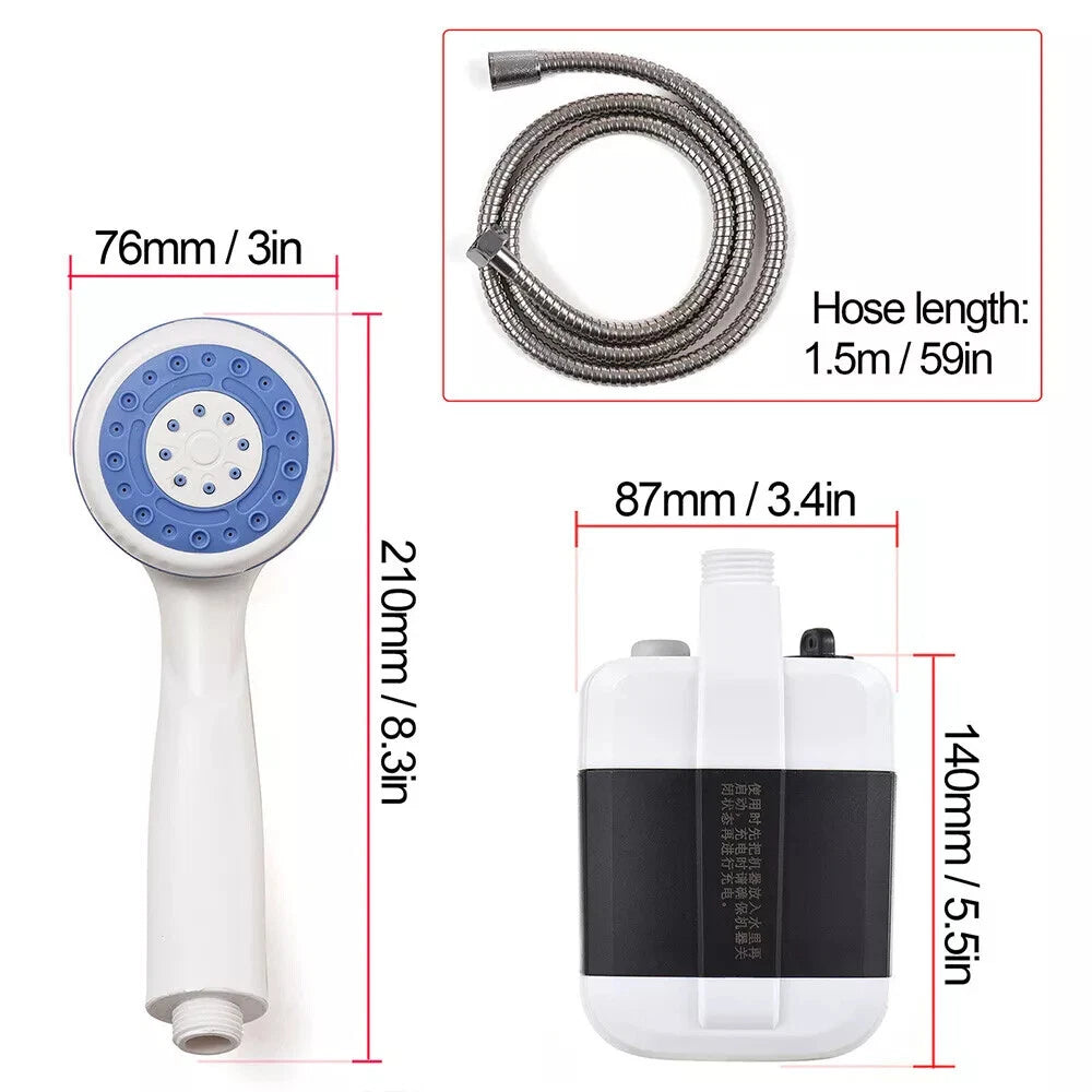 🚿 Douche Portable Rechargeable.