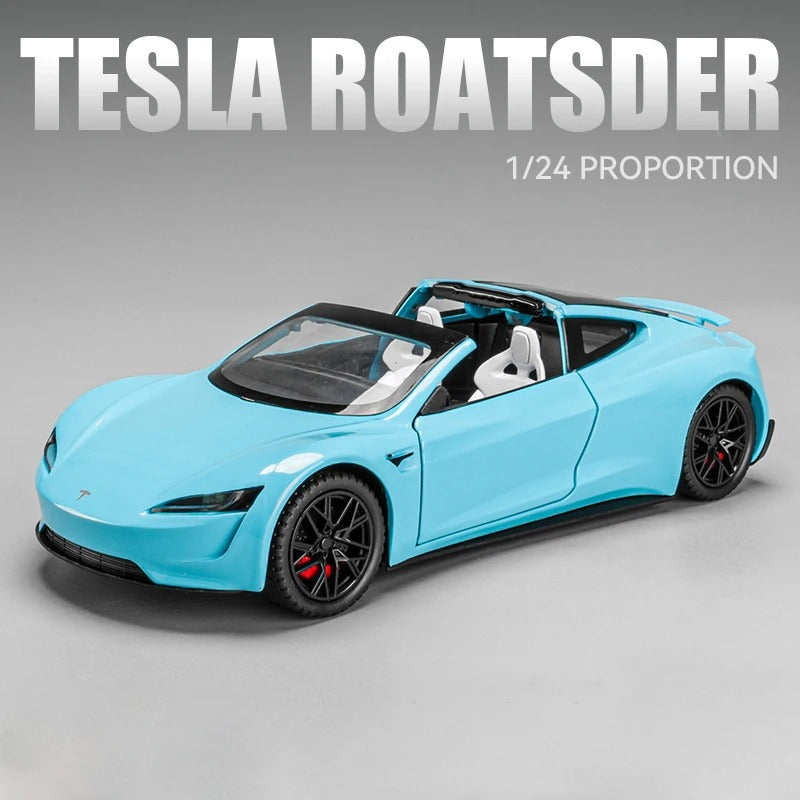 Modèle Tesla roadster à l’échelle 1:24.