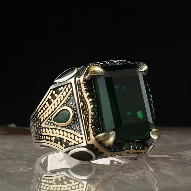 Bague Énergétique en Argent Sterling