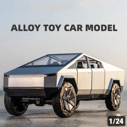 Modèle réduit Tesla Cybertruck à l'échelle 1:24.