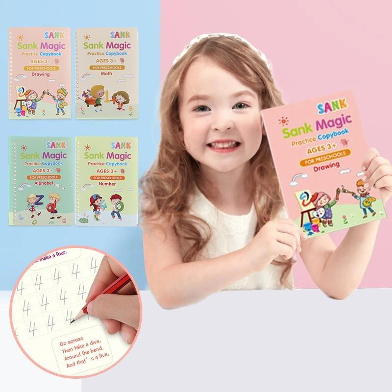 Jouet Créatif 3 Ans Et Plus Alppihym Lot De 4 Stylos Plus 4 Livres De Coloriage à L'eau Pour Enfants - Livre Jeu éducatif 3 Ans Et Plus