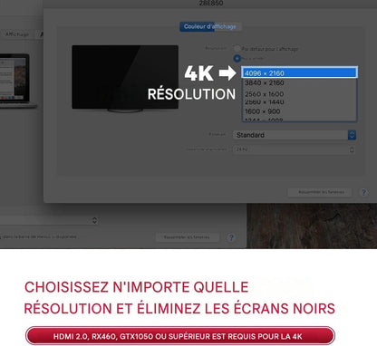 📺 Adaptateur HDMI 4K UHD Burkina