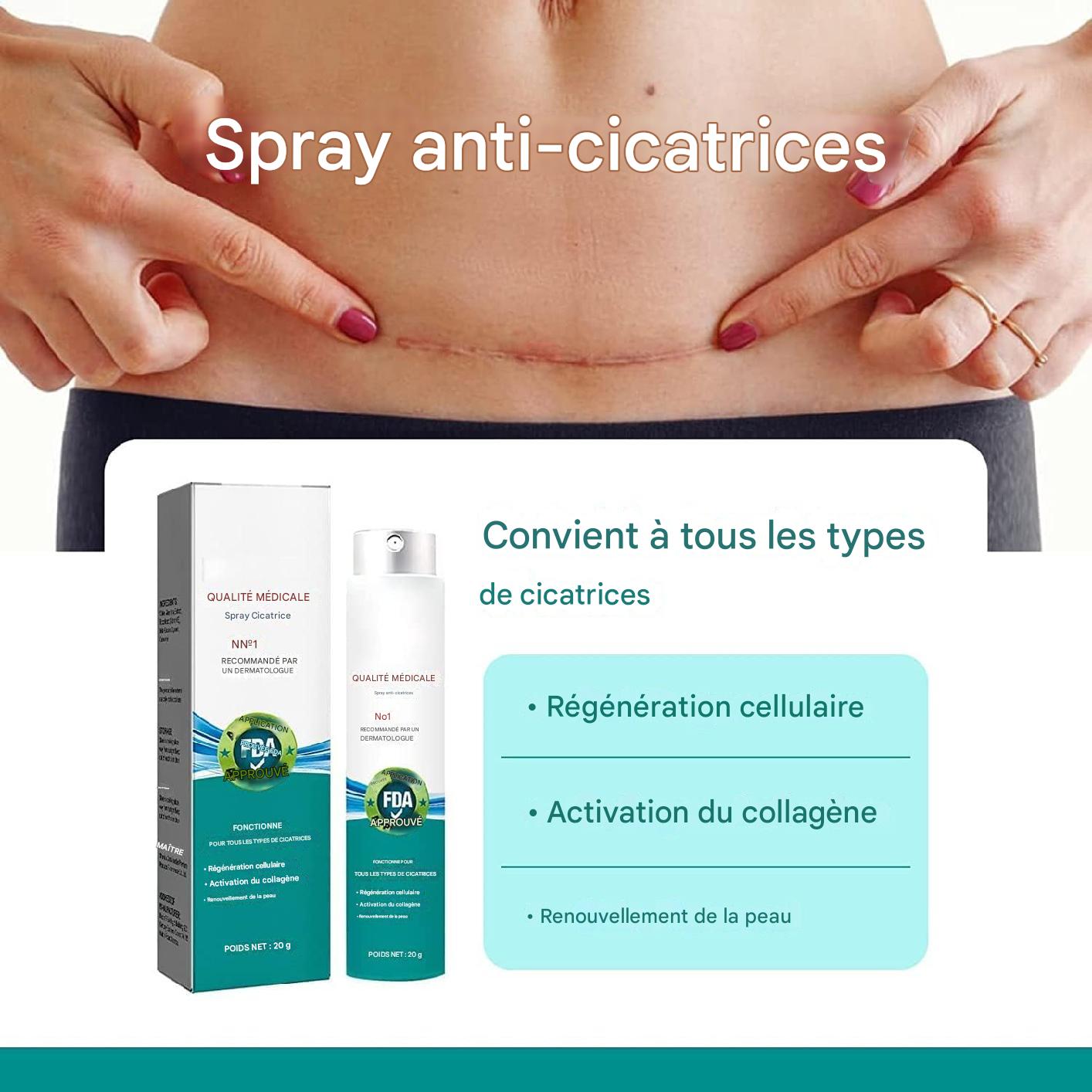 Spray Anti-Cicatrices Médical Grade.