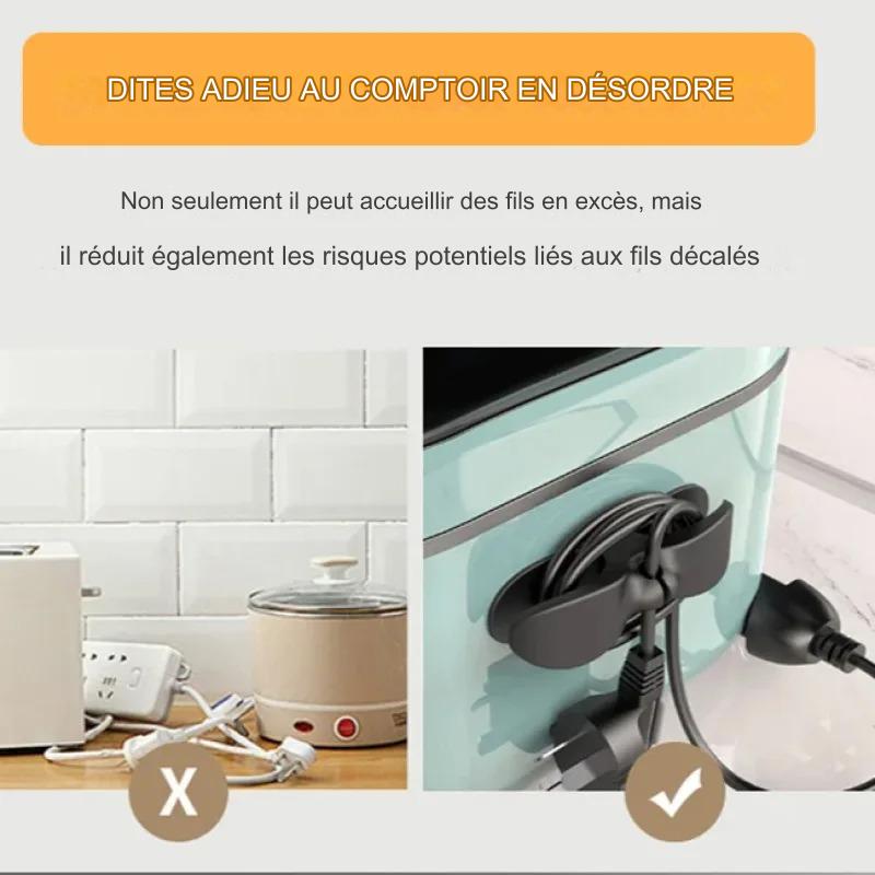 Pack de 6 Enrouleurs de câble d'appareil.