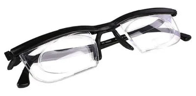 Lunettes à verres réglables.