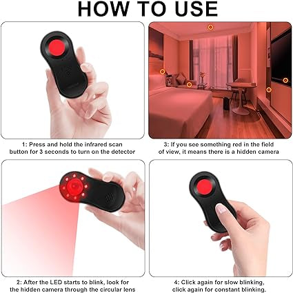 Détecteur de caméra cachée