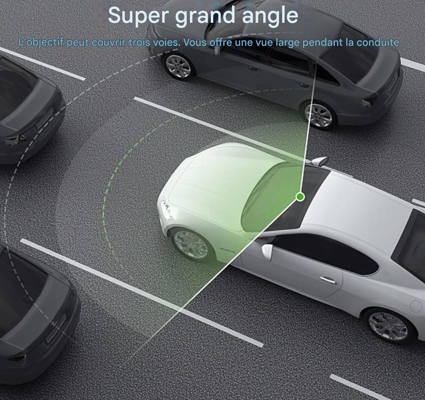 Caméra Embarquée Full HD – Gardez l’œil sur la route et la tranquillité d’esprit.