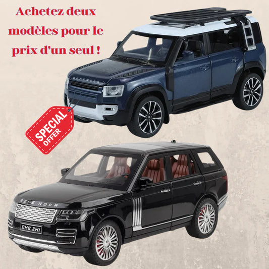 Pack de Land Rover Defender – Échelle 1:18 et Range Rover – Échelle 1:24.