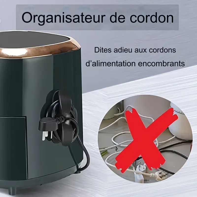 Pack de 6 Enrouleurs de câble d'appareil.