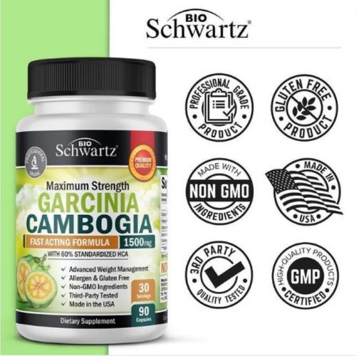 🌿 Garcinia Cambogia 1500 mg – Votre Alliée pour une Silhouette Plus Légère