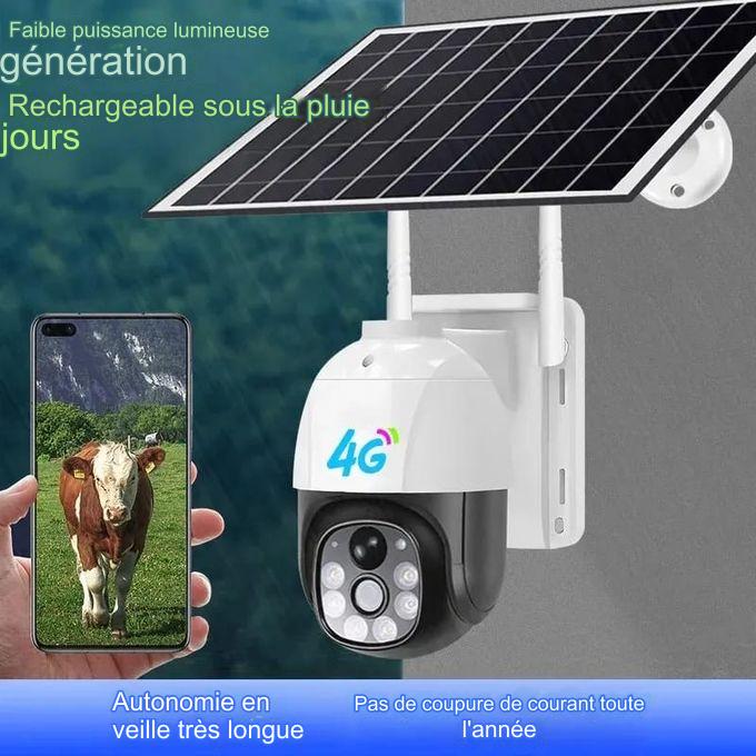 Caméra de surveillance à énergie solaire