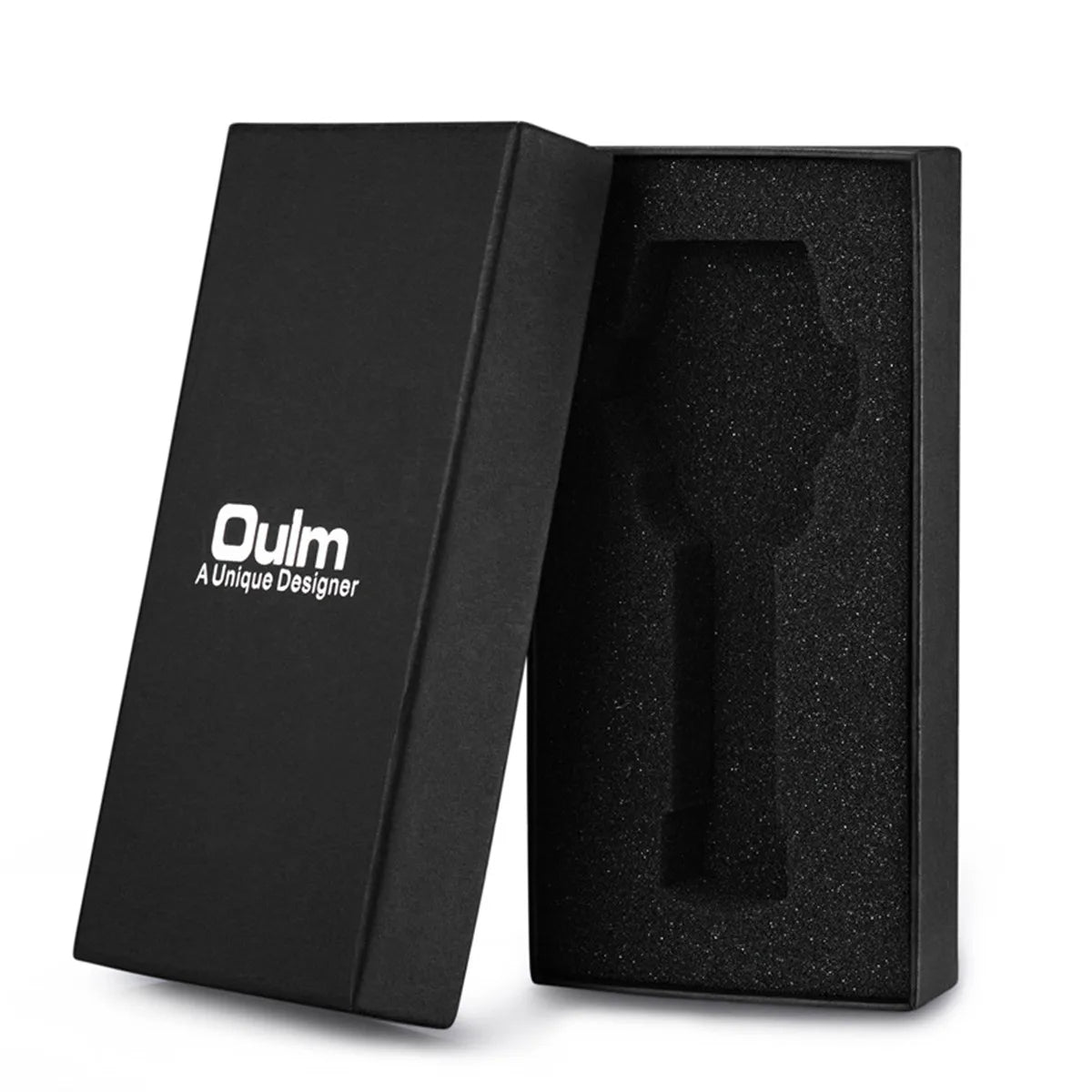 Oulm 9315 - Montre-bracelet à quartz pour hommes + boîte élégante.