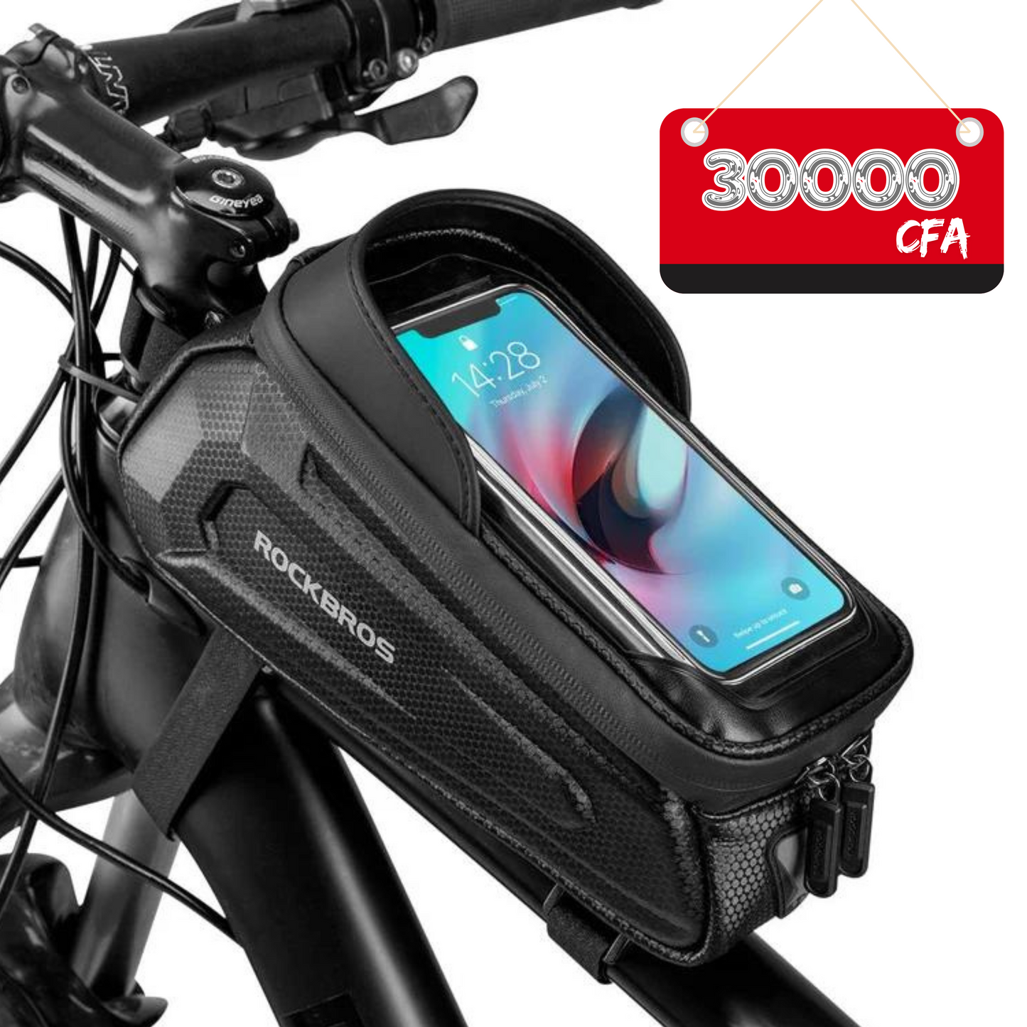 Support smartphone écran tactile pour vélos et motos.